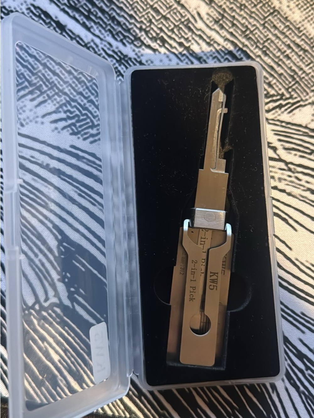 KW5 2-in-1 Stainless Steel Lock Pick Tool